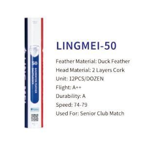 LingMei 50 Feather Shuttles